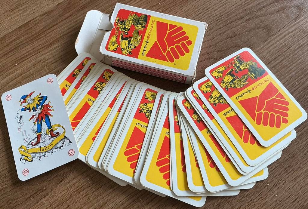 Ancien jeu de cartes NEW HOLLAND, Enlèvement ou Envoi, Comme neuf, Carte(s) à jouer