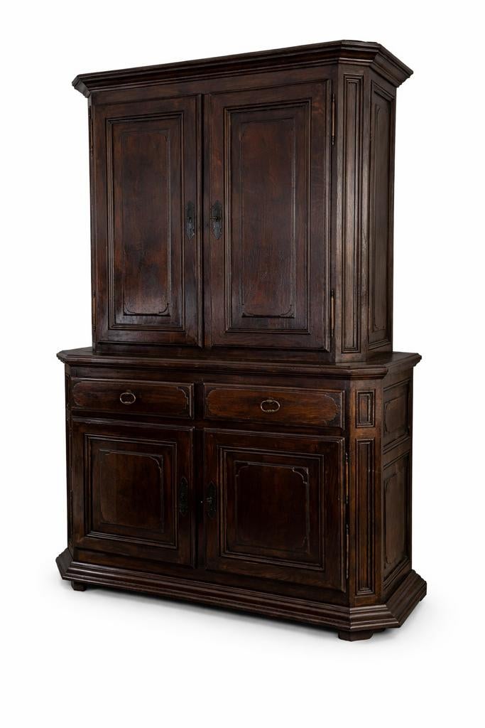 Grote houten kast – stevig – veel opbergruimte – goede staat, Huis en Inrichting, Ophalen