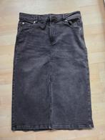 Jupe en jean gris tendance, taille grande, mode féminine, Gris, Enlèvement ou Envoi, Ladies fashion, Sous le genou