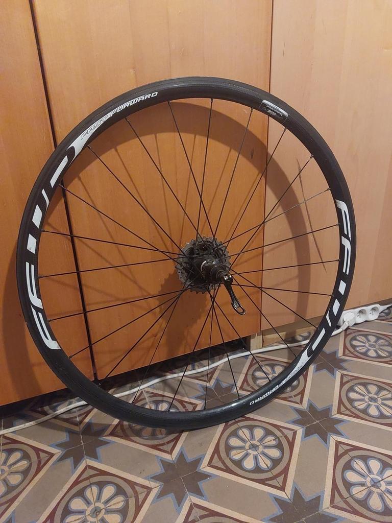 Fast Forward F3R carbon racefietswielen - slangen, Fietsen en Brommers, Fietsonderdelen, Wiel, Gebruikt, Ophalen of Verzenden