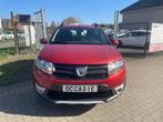 Dacia Sandero Stepway 0.9 benzine van 09/2014 met 99000km!, Stof, Zwart, Bedrijf, 5 deurs