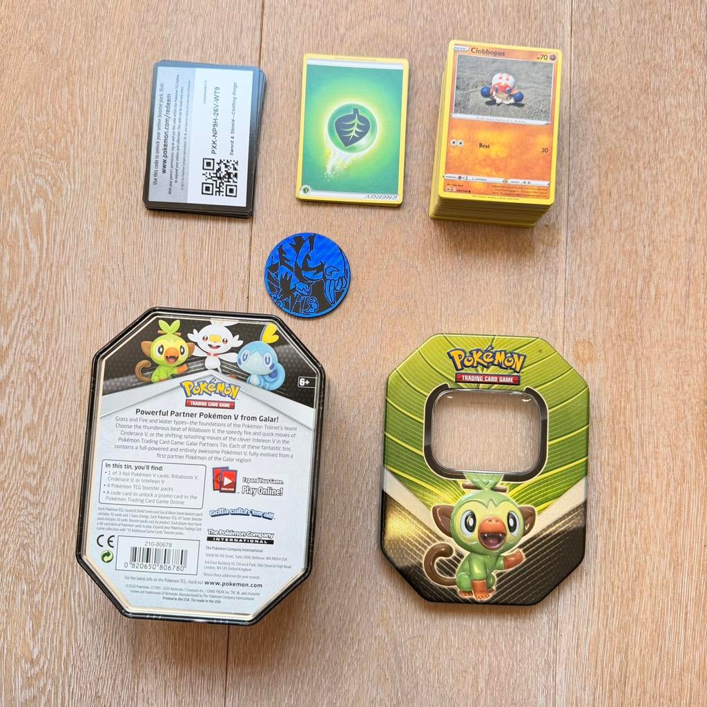 Pokemon kaarten en tins, Ophalen, Zo goed als nieuw