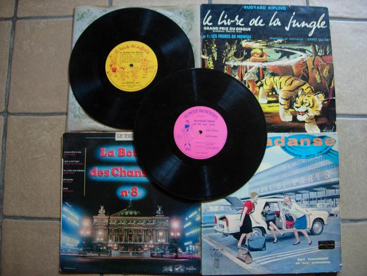 6 Vinyles Enfants 25 cm Voir Photos, CD & DVD, Vinyles | Enfants & Jeunesse, Utilisé, Enlèvement ou Envoi