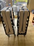 Lit pliable, Maison & Meubles, Métal, 190 cm ou moins, Noir, Une personne