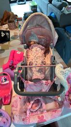Poppen buggy met toebehoren, Ophalen, Zo goed als nieuw