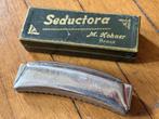 Hohner seductora mondharmonica in C, Ophalen of Verzenden, Zo goed als nieuw, Met koffer of doosje