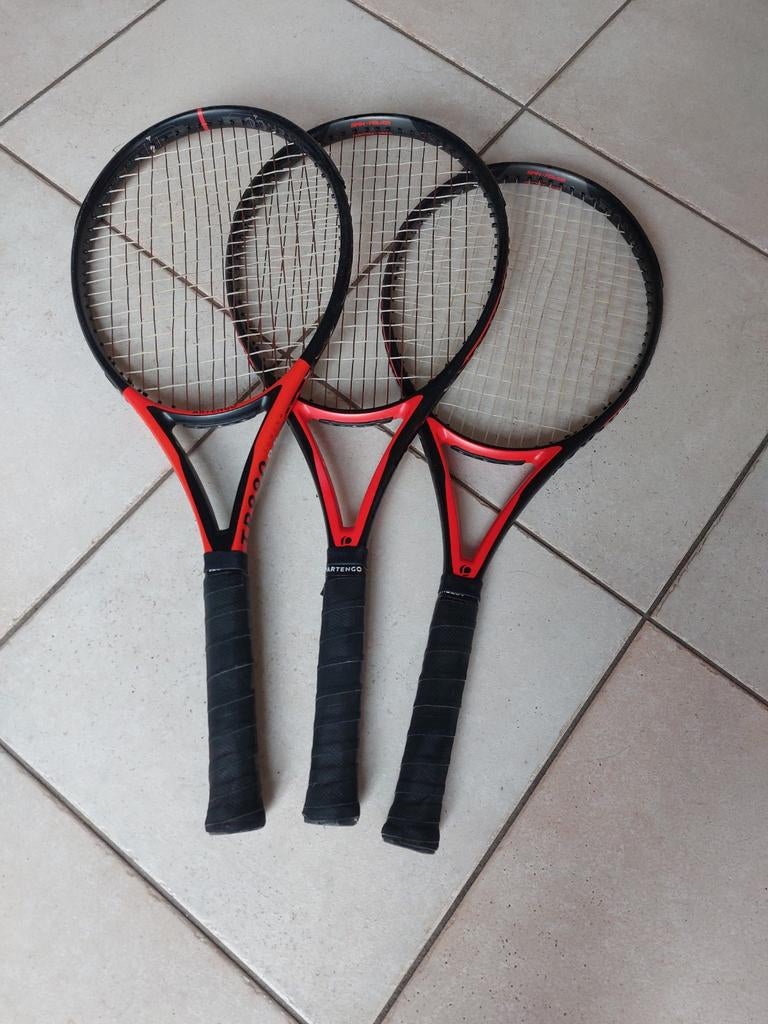 3 raquettes de tennis Decathlon Artengo TR990 en bon état., Sports & Fitness, Tennis, Enlèvement