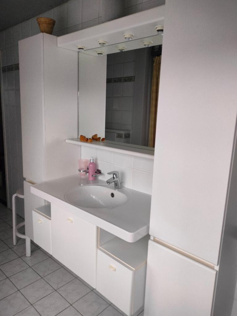 Meuble de salle de bain+2x Armoire à colonnes, Enlèvement