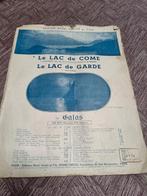 Oud muziek blad voor piano, Enlèvement