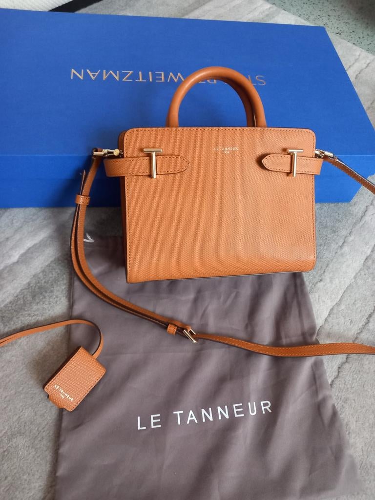 Le tanneur tas, Ophalen of Verzenden, Zo goed als nieuw, Bruin, Schoudertasje
