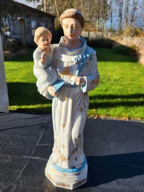 Statue ancienne de Saint Antoine, Antiquités & Art, Antiquités | Objets religieux, Enlèvement ou Envoi
