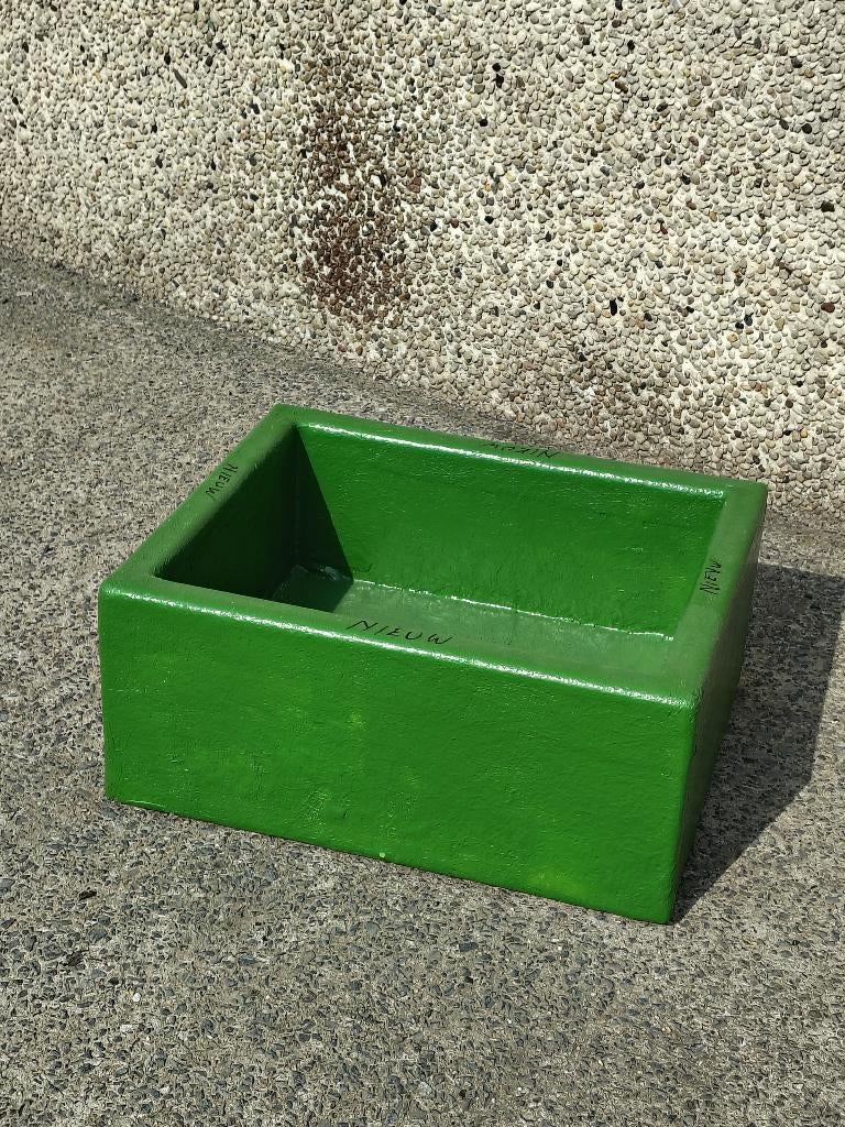 Poubelle en polyester, Jardin & Terrasse, Synthétique, Enlèvement, Intérieur, Rectangulaire