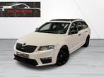 Skoda Octavia RS 2.0tsi dsg/pano, Auto's, Skoda, 1998 cc, 149 g/km, Leder en Stof, Wit