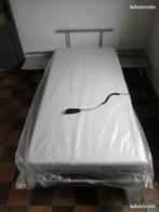 200x 90 volledig elektrisch bed met matras en hoofdeinde, Verstelbaar, 90 cm, Eenpersoons, Nieuw