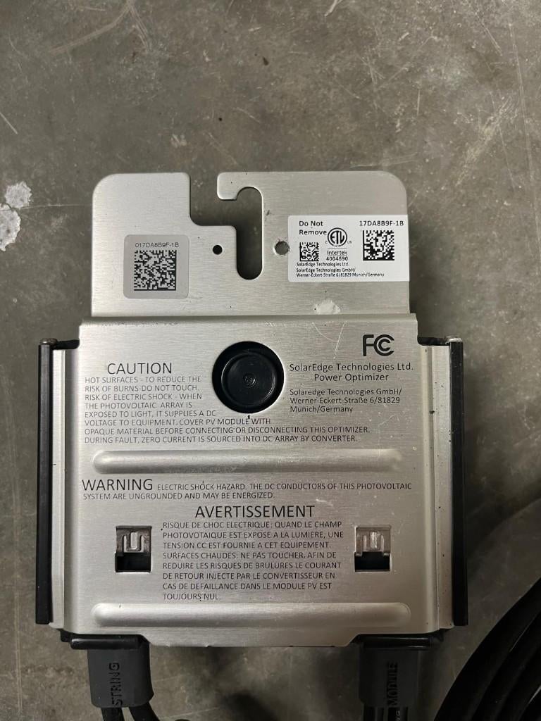 6 Optimizers Solar Edge, Doe-het-zelf en Bouw, Zonnepanelen en Toebehoren, Zo goed als nieuw, Overige typen, 200 wattpiek of meer