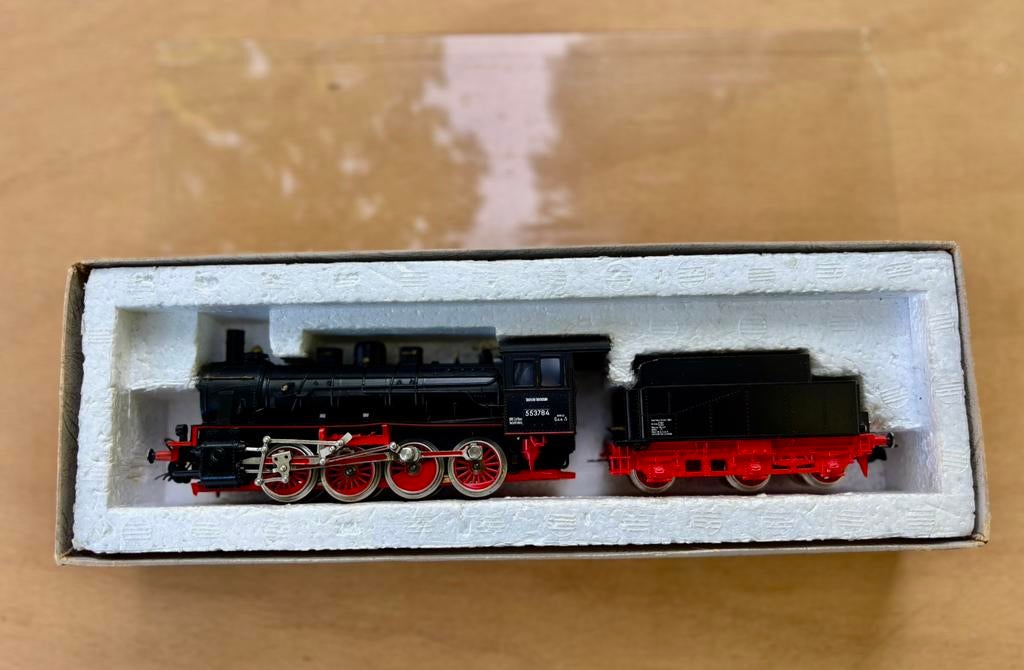 Stoomlocomotief 553784 PIKO HO, Ophalen of Verzenden, Zo goed als nieuw, Locomotief, Piko