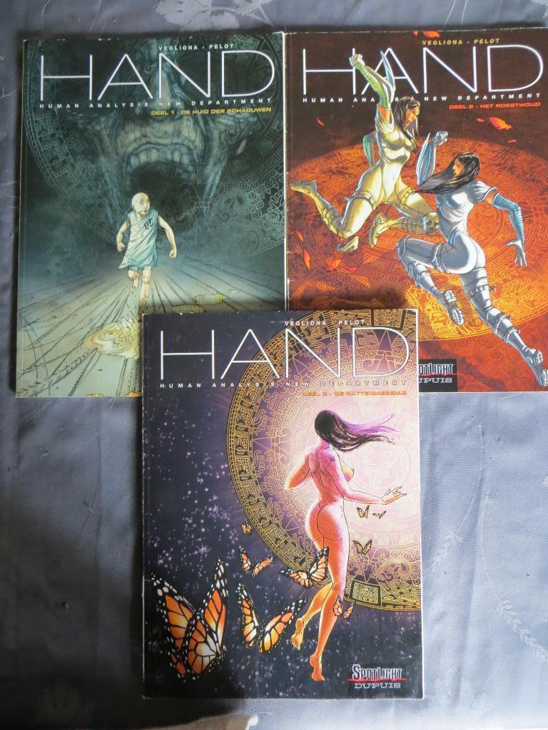 Serie "Hand" - compleet 3 delen, Complete serie of reeks, Ophalen of Verzenden, Zo goed als nieuw