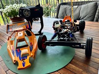 Tamiya Mad Fighter RC Buggy Origineel vintage RTR, Elektro, Gebruikt, Auto offroad, Ophalen of Verzenden