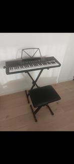 MAX KB15 keyboard set met standaard, bankje en koptelefoon, Musique & Instruments, Claviers, Neuf, Enlèvement, Avec pied, 61 touches