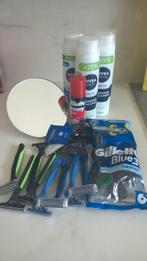 Scheermesjes - scheerschuim - after shave - scheerspiegel, Ophalen of Verzenden, Nieuw, Gehele gezicht