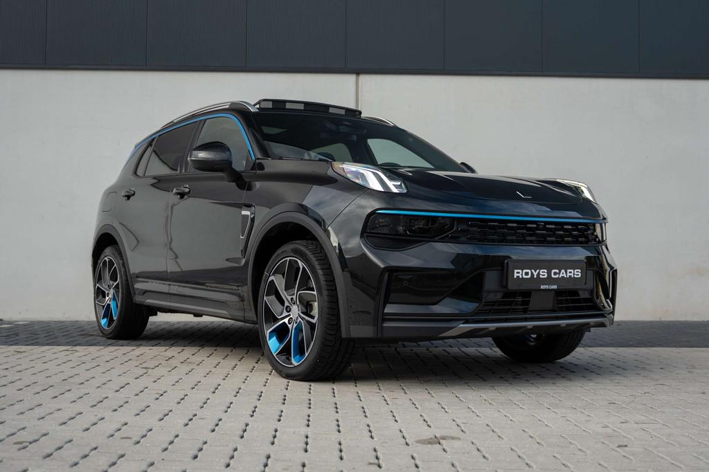 Lynk & Co 01 01 PHEV/BLACK/UPDATED VERSION/VAT/FULL-OPTION, Auto's, Lynk & Co, Stof, Gebruikt, 192 kW, Zwart