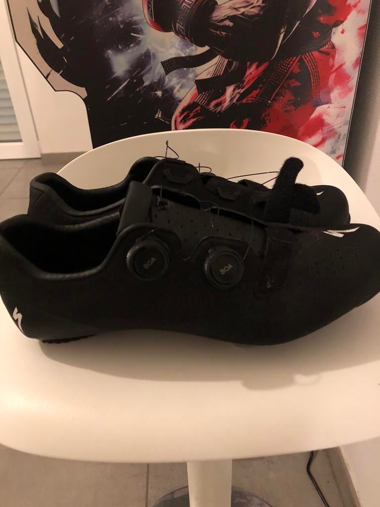 Chaussures velo de course, Enlèvement, Porté, Noir