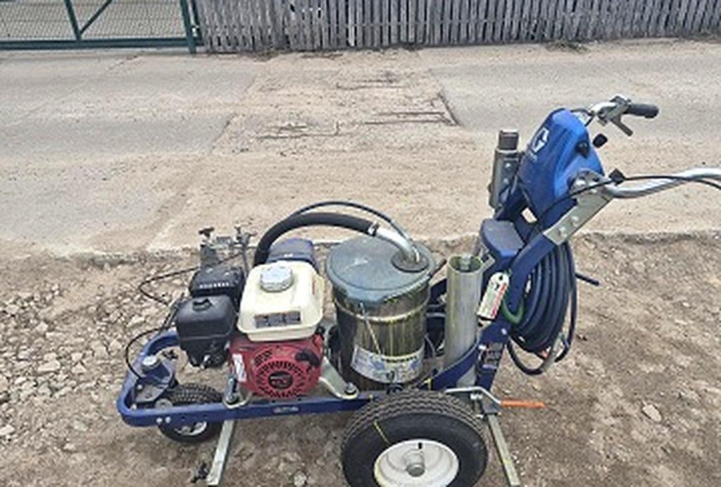 Graco V 5900, Bricolage & Construction, Matériel de peinture, Enlèvement, Utilisé, Pulvérisateur de peinture ou Pompe à peinture