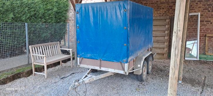 Remorque bâchée 750kg (bâche ce démonte), Autos : Divers, Remorques, Enlèvement