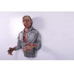 Décoration murale Zombie — Statue d'Halloween Hauteur 92 cm, Collections, Enlèvement, Neuf