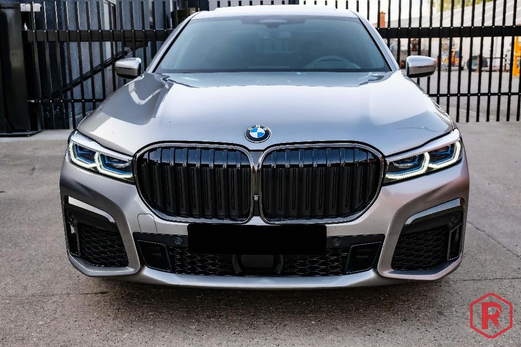 BMW 745e M Sport Laser Massage HarmanKardon, Autos, Cuir, Argent ou Gris, Achat, Entreprise