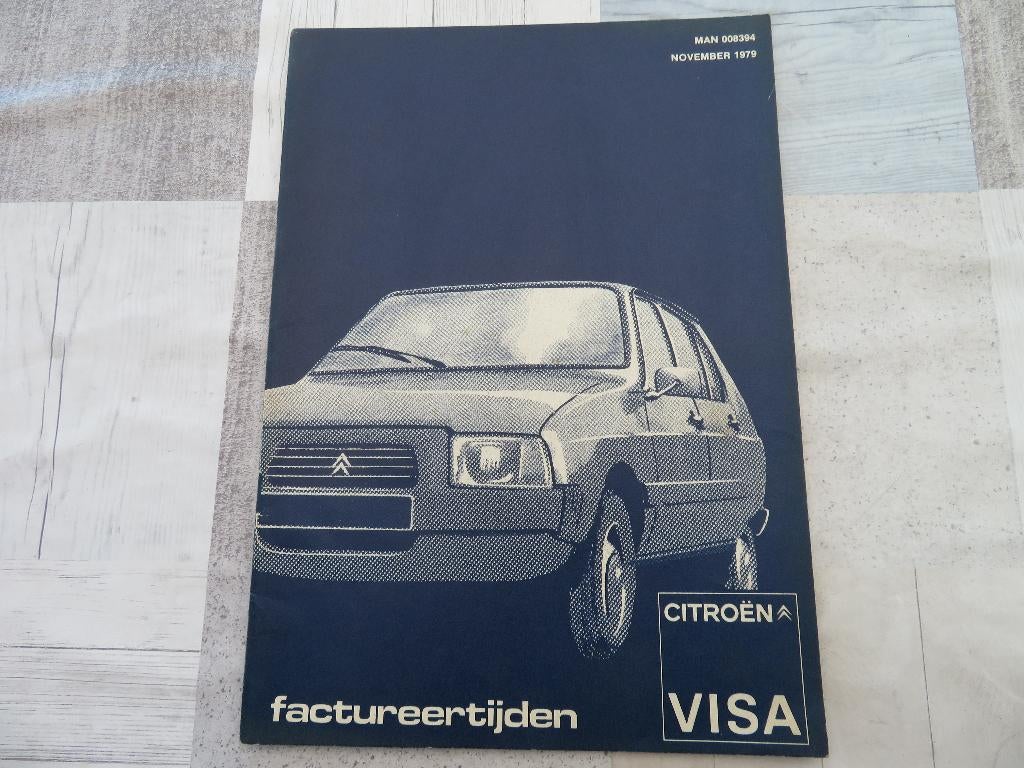 citroen Visa origineel boek voor de verzamelaar, Ophalen of Verzenden
