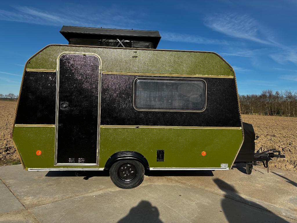 Zeer leuke mini caravan, Caravans en Kamperen, Caravans, Tot en met 2, Hefdak, Eriba, Tot 4 meter