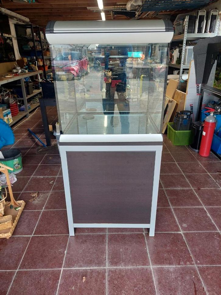 Aquarium ferplast star cube, Dieren en Toebehoren, Vissen | Aquaria en Toebehoren, Gebruikt, Leeg aquarium, Ophalen