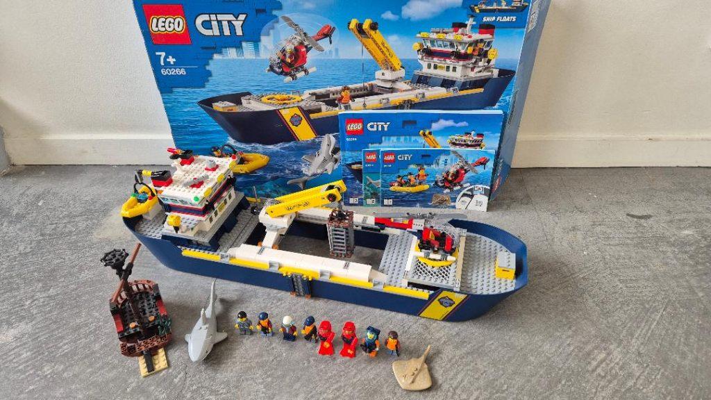 Super Lego Bateau d’exploration océanique 60266 !!, City, Lego, Ensemble complet, Comme neuf