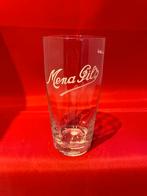 bierglas Mena Pils 25cl met facetten, Ophalen of Verzenden, Gebruikt, Bierglas