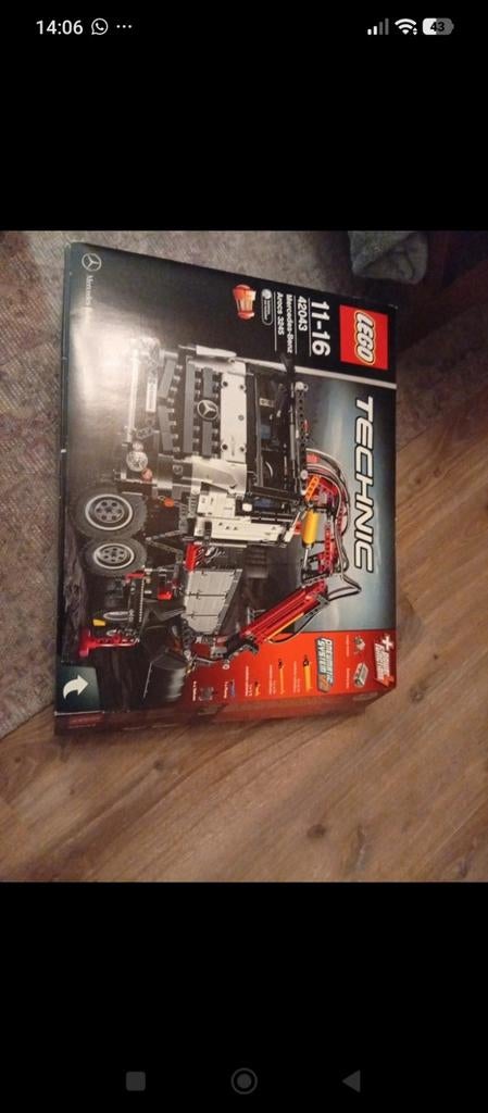 Lego vrachtwagen, Ophalen, Compleet, Lego, Zo goed als nieuw