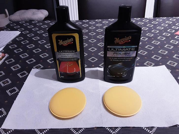 ⭐Meguiar’s ULTIMATE COMPOUND & ULTIMATE POLISH NEUFS ⭐, Autos : Divers, Produits d'entretien, Enlèvement ou Envoi