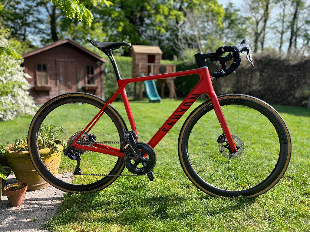 Canyon Endurace CF SL Disc 8.0 Aero Di2, Fietsen en Brommers, 28 inch, Carbon, 10 tot 15 versnellingen, Heren