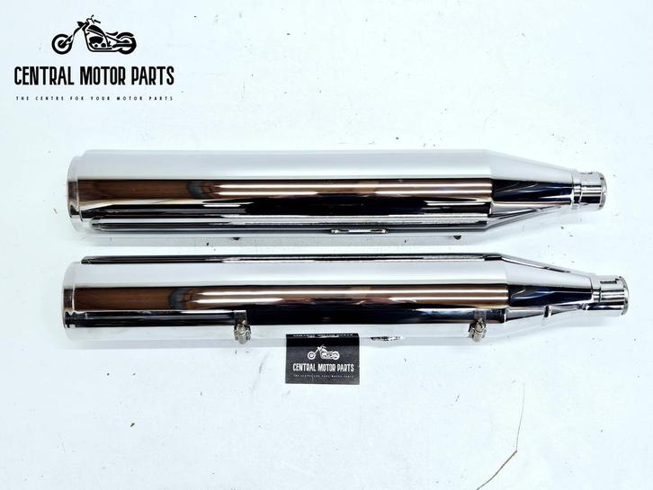 Chromen dempers + Hittenschilden Softail 2021-2024, Motoren, Onderdelen | Harley-Davidson, Gebruikt, Ophalen of Verzenden