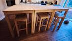 Table haute et tabourets ikea, 2 tabourets, Enlèvement, Comme neuf