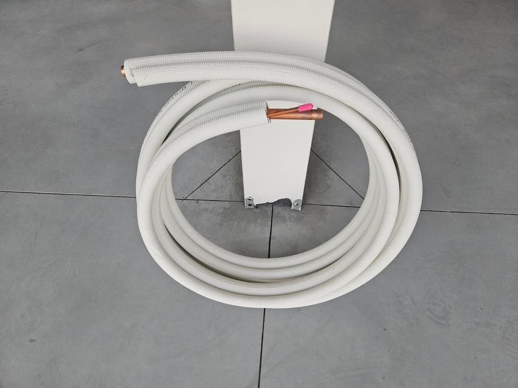 Geïsoleerde twin koelleiding 1/4" en 5/8" voor warmtepomp, Ophalen