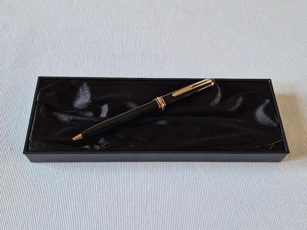 Montblanc 115 balpen (vintage jaren '60 icoon), Collections, Enlèvement ou Envoi, Avec boîte, Stylo à bille, Utilisé