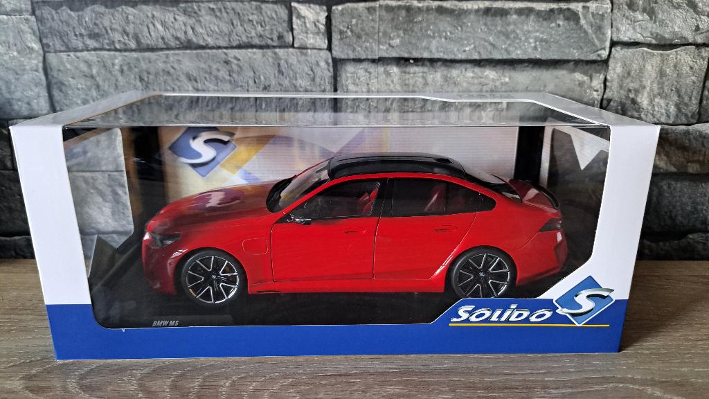 BMW M5 – FIRE RED 1/18ème, Enlèvement ou Envoi, Solido, Voiture, Solido