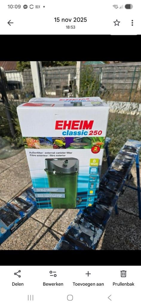 Eheim  filter Nieuw, Enlèvement, Filter, Eheim