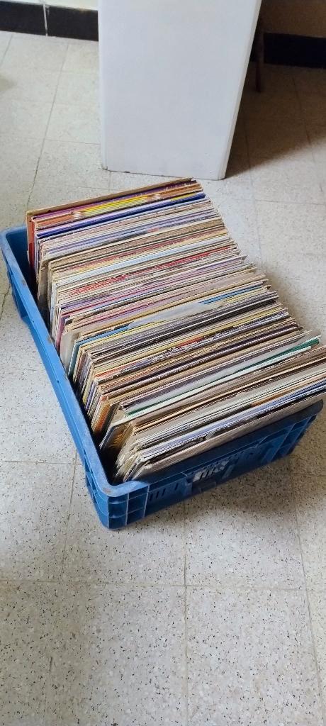 Pakket 100 Vinylplaten voor Decoratie/Knutselen/Upcycling, Cd's en Dvd's, Vinyl | Verzamelalbums, Gebruikt, Overige genres, 12 inch