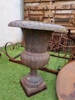 Grote zware bloempot gietijzer, Tuin en Terras, Ophalen