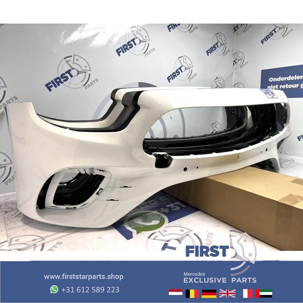 W213 FACELIFT AMG Voorbumper E Klasse 2020-2023 BUMPER WIT Z, Gebruikt, -, Voor, Ophalen of Verzenden