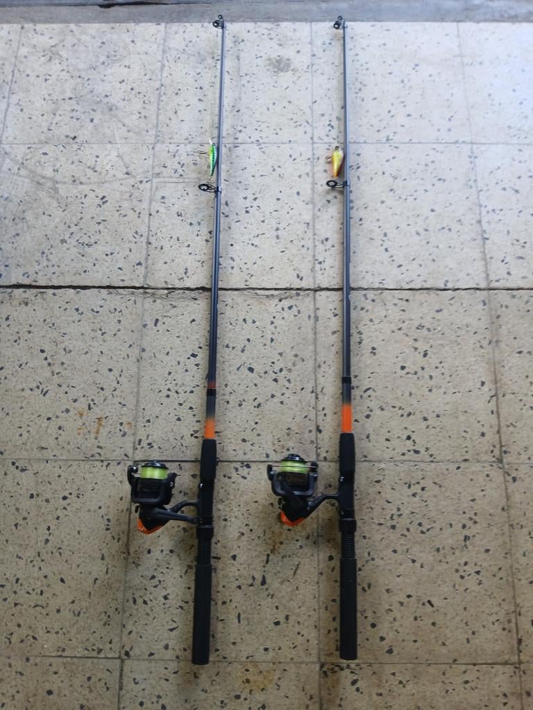 Vis materiaal tekoop, Watersport en Boten, Hengelsport | Algemeen, Zo goed als nieuw, Molen, Ophalen