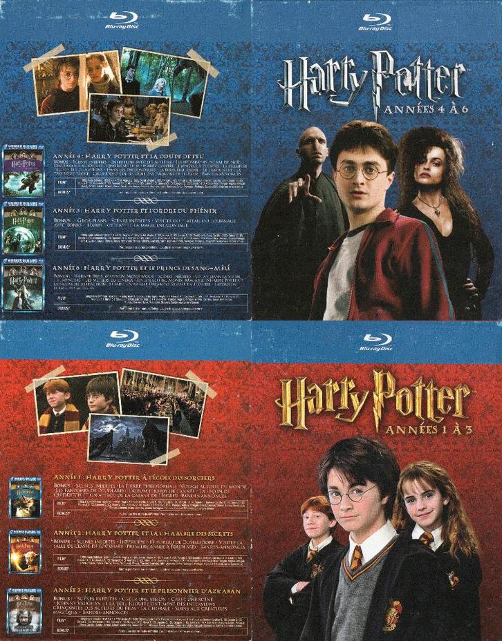 harry potter 1-8 8 films collection (8 blu-ray) neuf, CD & DVD, Blu-ray, Comme neuf, Science-Fiction et Fantasy, Coffret, Enlèvement ou Envoi