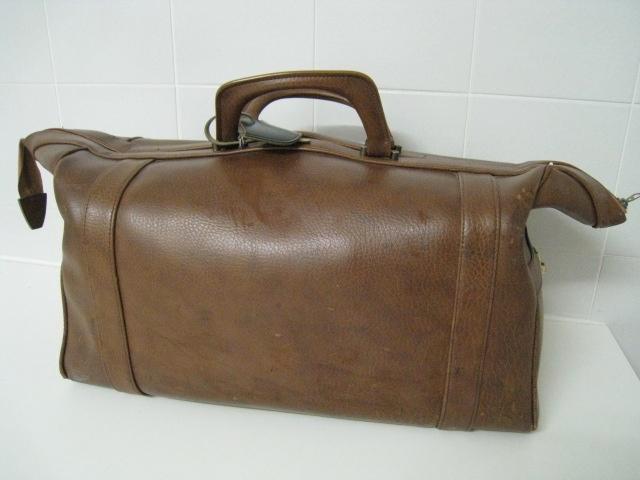 Lederen reistas met zijvak, bruin, perfekte staat, Bijoux, Sacs & Beauté, Sacs | Sacs de voyage & Petits Sacs de voyage, Brun